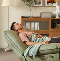 Smart Multifunction Recliner Chair Electric Green No Feather Green Pu Leather
