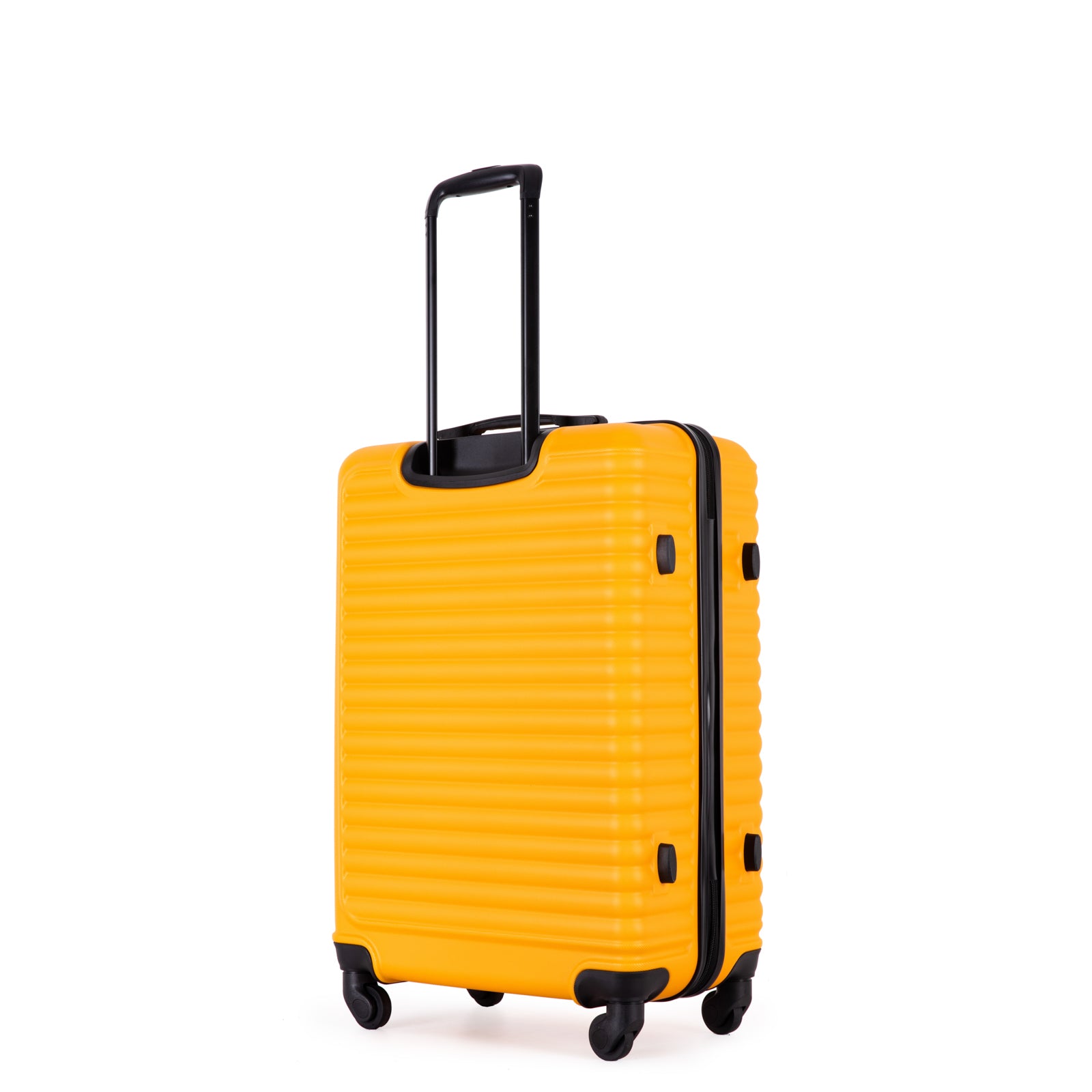 3 Piece Luggage Sets Abs Lightweight Suitcase With Two Hooks, Spinner Wheels, Tsa Lock, 20 24 28 Orange Orange Abs