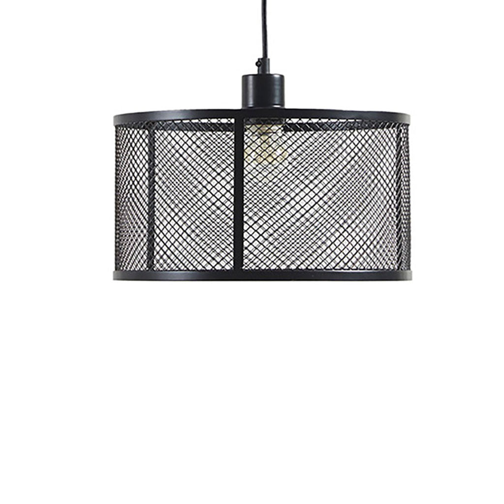 Metal Mesh Pendant Black Iron