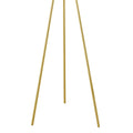 Pacific Metal Tripod Floor Lamp With Glass Shade Gold Cotton