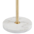 3 Globe Light Floor Lamp With Marble Base Gold Cotton