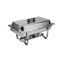 Buffet Catering Dish For Home And Outdoor 6 Pcs Sets Silver Stainless Steel
