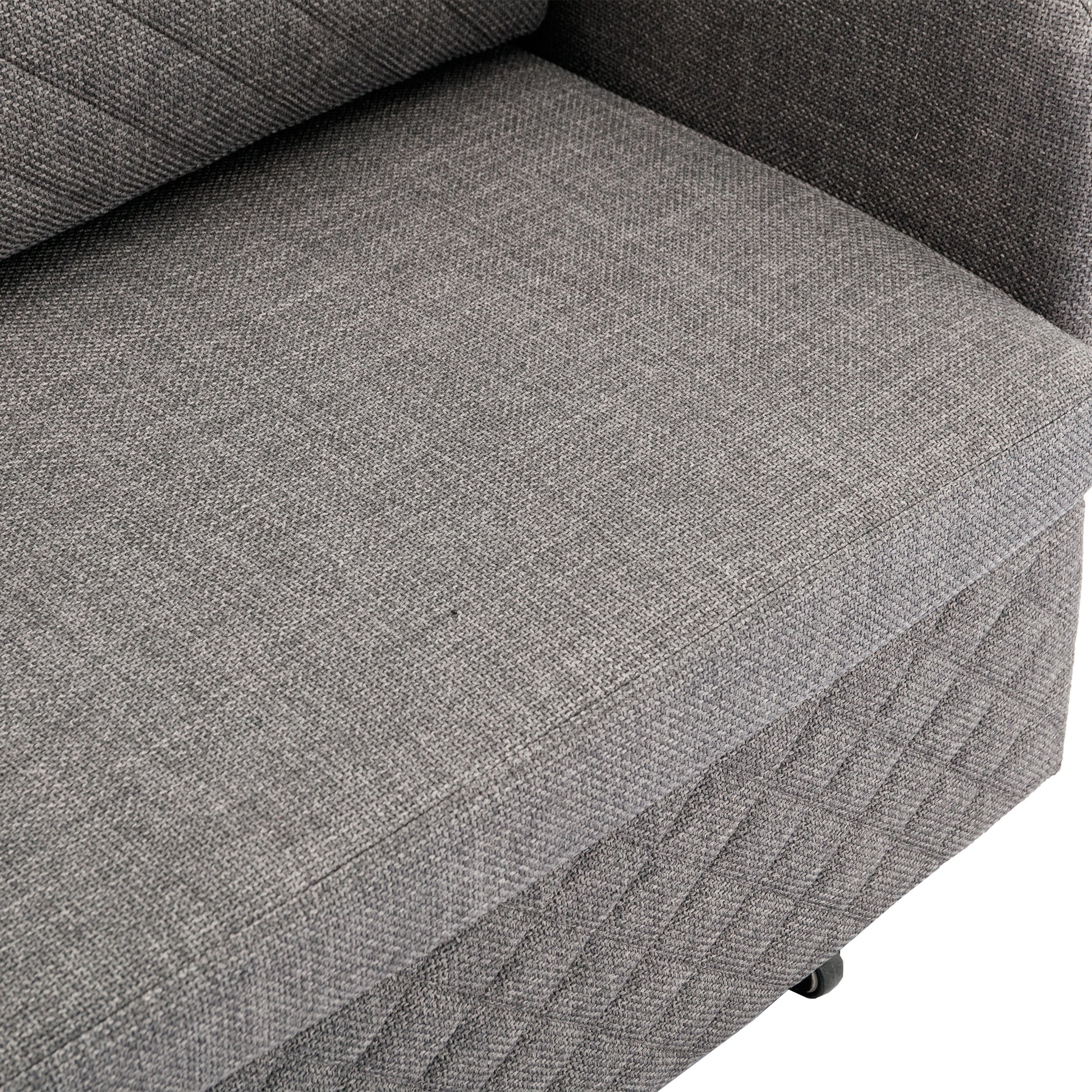 Coolmore Convertible Sleeper Sofa Bed, Modern Velvet Loveseat Couch With Pull Out Bed, Small Beautiful Seat Futon Sofa Bed With Headboard, 2 Pillows & Side Pockets For Living Room Light Grey Linen