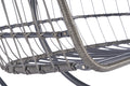 2 Person Outdoor Rattan Hanging Chair Patio Wicker Egg Chair Yes Sectional Dark Gray Uv Resistant Frame Water Resistant Cushion Garden & Outdoor American Design,American Traditional 2 Person Seating Group Polyester Rattan