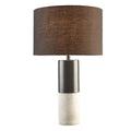 Fulton Concrete Table Lamp Black Cotton