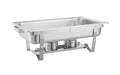 Buffet Catering Dish For Home And Outdoor 6 Pcs Sets Silver Stainless Steel