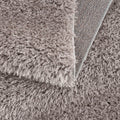 Super Soft Polyester Shag Area Rug Grey Polyester