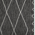 Darya Moroccan Indoor Outdoor Rug Grey Cotton