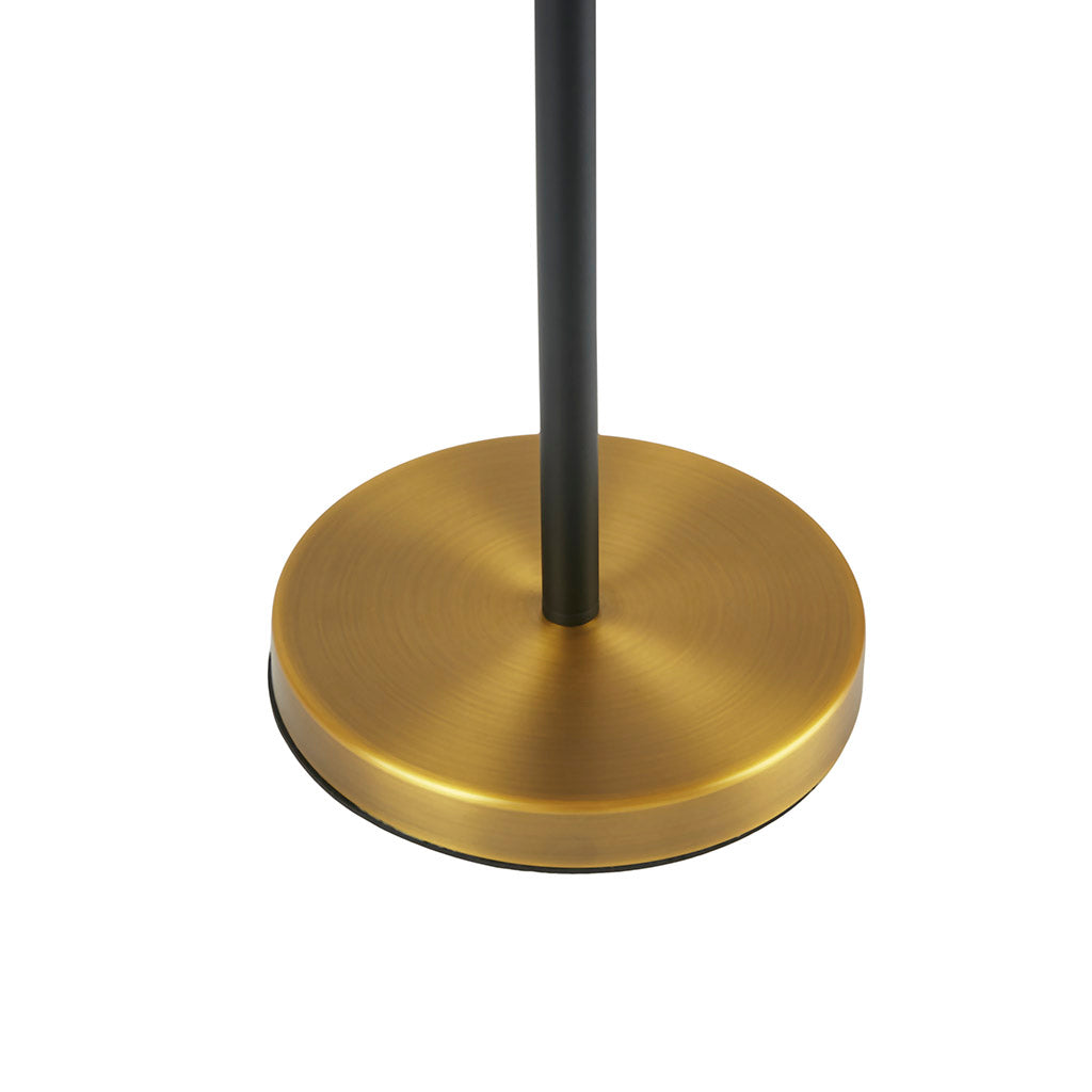 Metal Floor Lamp Black Cotton