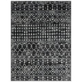 Moroccan Global Woven Area Rug Charcoal Polyester