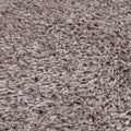 Super Soft Polyester Shag Area Rug Grey Polyester