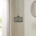 Metal Mesh Pendant Black Iron