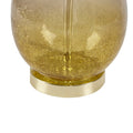 Cortina Ombre Glass Table Lamp, Set Of 2 Gold Cotton