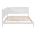 Full Size Wood Daybed Sofa Bed, White White Solid Wood Mdf