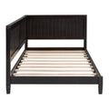 Twin Size Wood Daybed Sofa Bed, Espresso Espresso Solid Wood Mdf