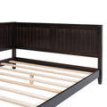 Full Size Wood Daybed Sofa Bed, Espresso Espresso Solid Wood Mdf
