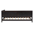 Twin Size Wood Daybed Sofa Bed, Espresso Espresso Solid Wood Mdf