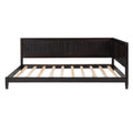 Full Size Wood Daybed Sofa Bed, Espresso Espresso Solid Wood Mdf