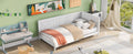 Twin Size Wood Daybed Sofa Bed, White White Solid Wood Mdf