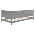 Twin Size Wood Daybed Sofa Bed, Gray Gray Solid Wood Mdf