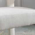 Contemporary Designed Fabric Upholstered Accent Chair Dining Chair For Living Room, Bedroom, Dining Room, Beige Beige Linen