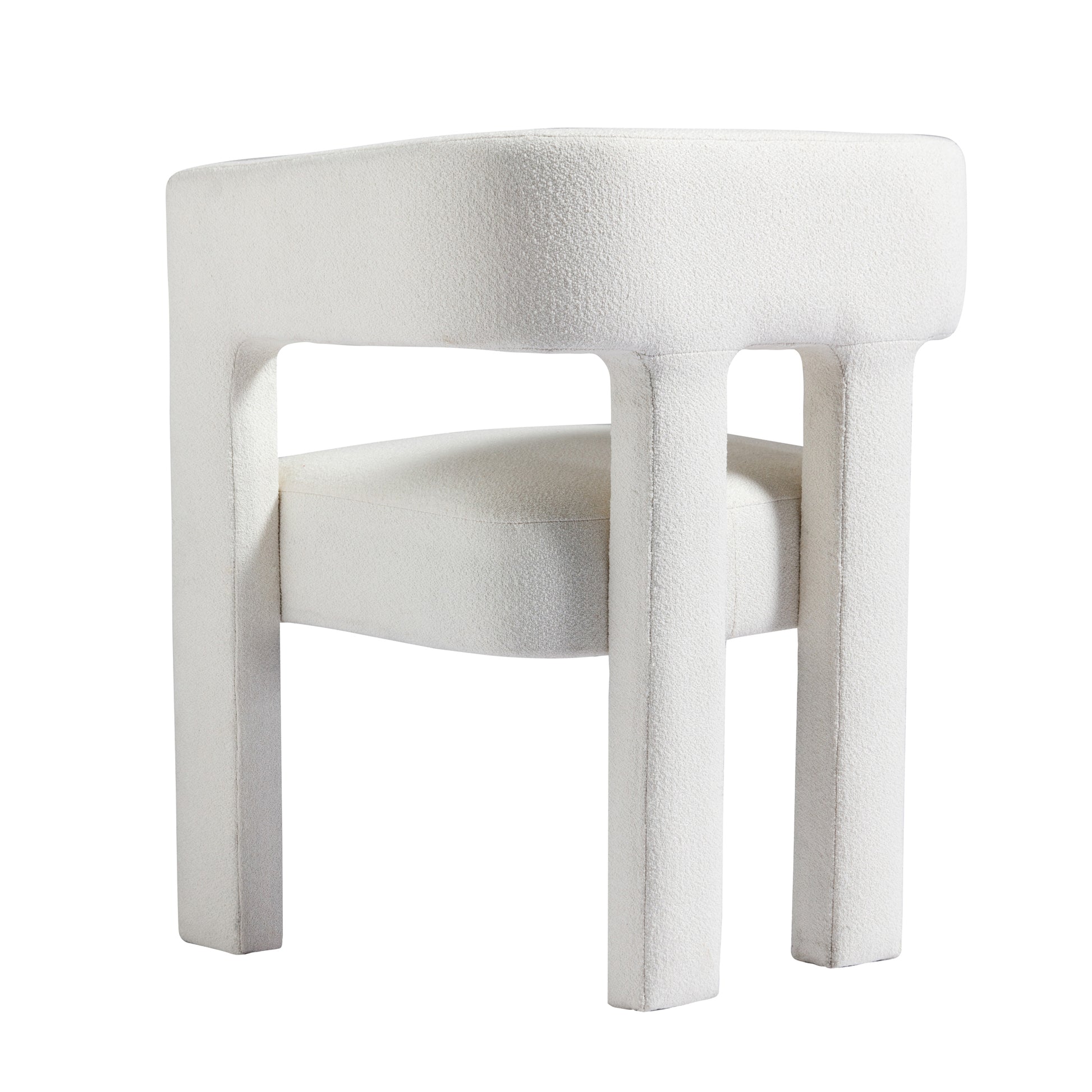 Contemporary Designed Fabric Upholstered Accent Chair Dining Chair For Living Room, Bedroom, Dining Room, Beige Beige Linen