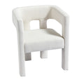 Contemporary Designed Fabric Upholstered Accent Chair Dining Chair For Living Room, Bedroom, Dining Room, Beige Beige Linen