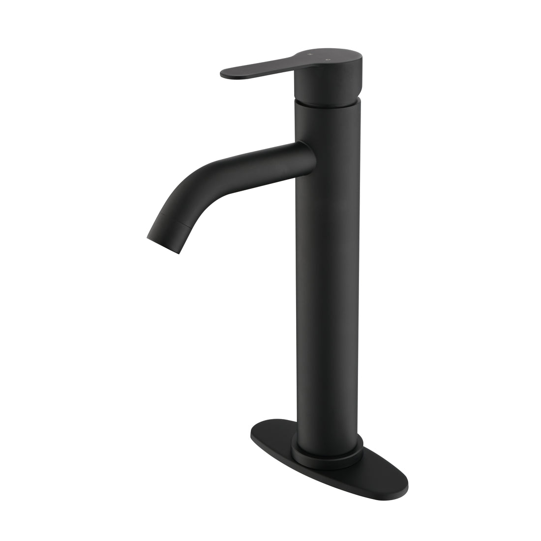 Bathroom Sink Faucet Single Hole Single Handle Bathroom Faucet Vanity Faucet Modern Rv Faucet Deck Mount 1 Hole Or 3 Holes One Matte Black Deck Mounted Lever Handles Stainless Steel