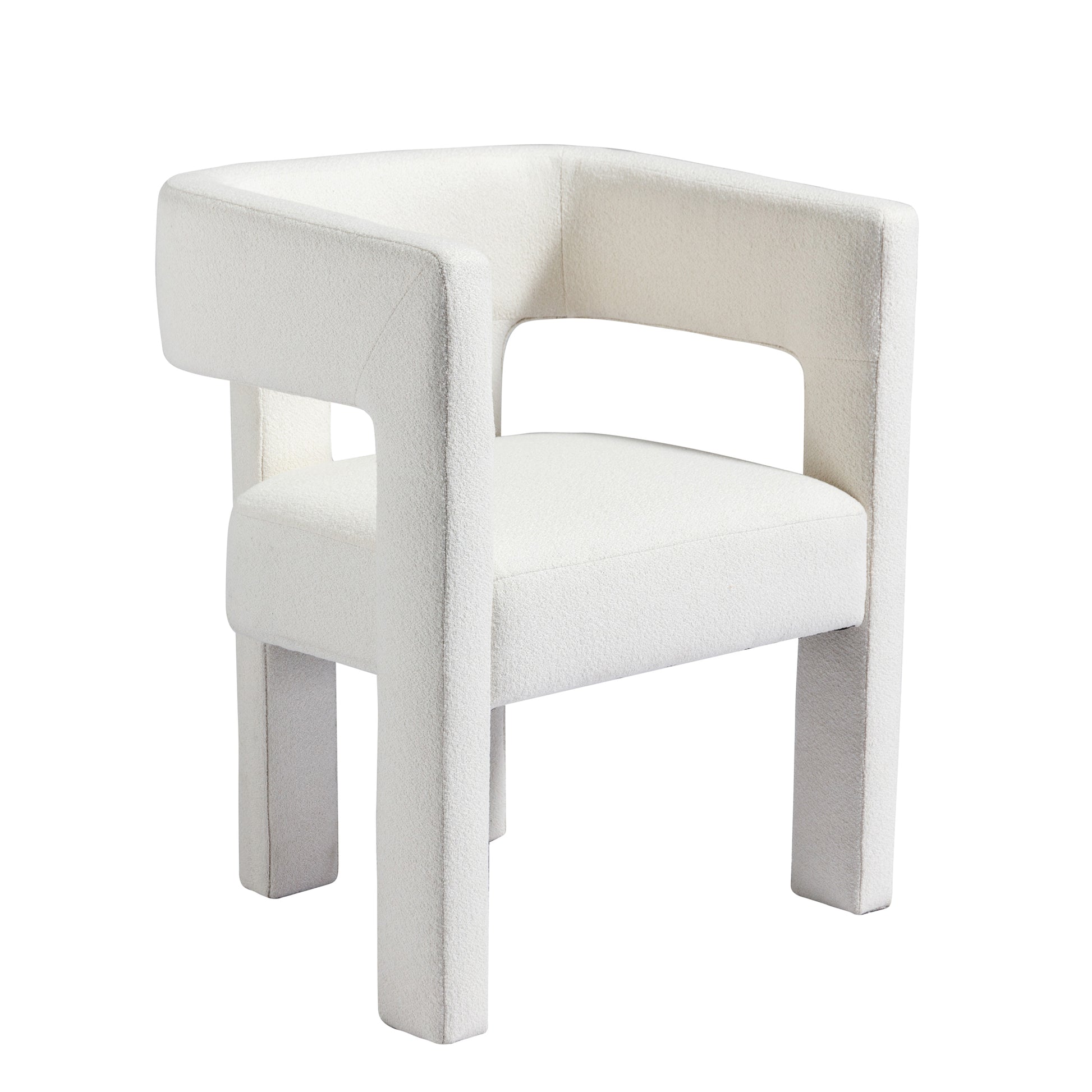 Contemporary Designed Fabric Upholstered Accent Chair Dining Chair For Living Room, Bedroom, Dining Room, Beige Beige Linen