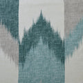 Cotton Printed Shower Curtain Aqua Cotton