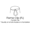 Slant Side Pleat Chandelier Lampshade With Flame Clip, White Set Of 6 White Silk