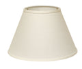 Slant Empire Hardback Lampshade With Washer Fitter, White White Linen