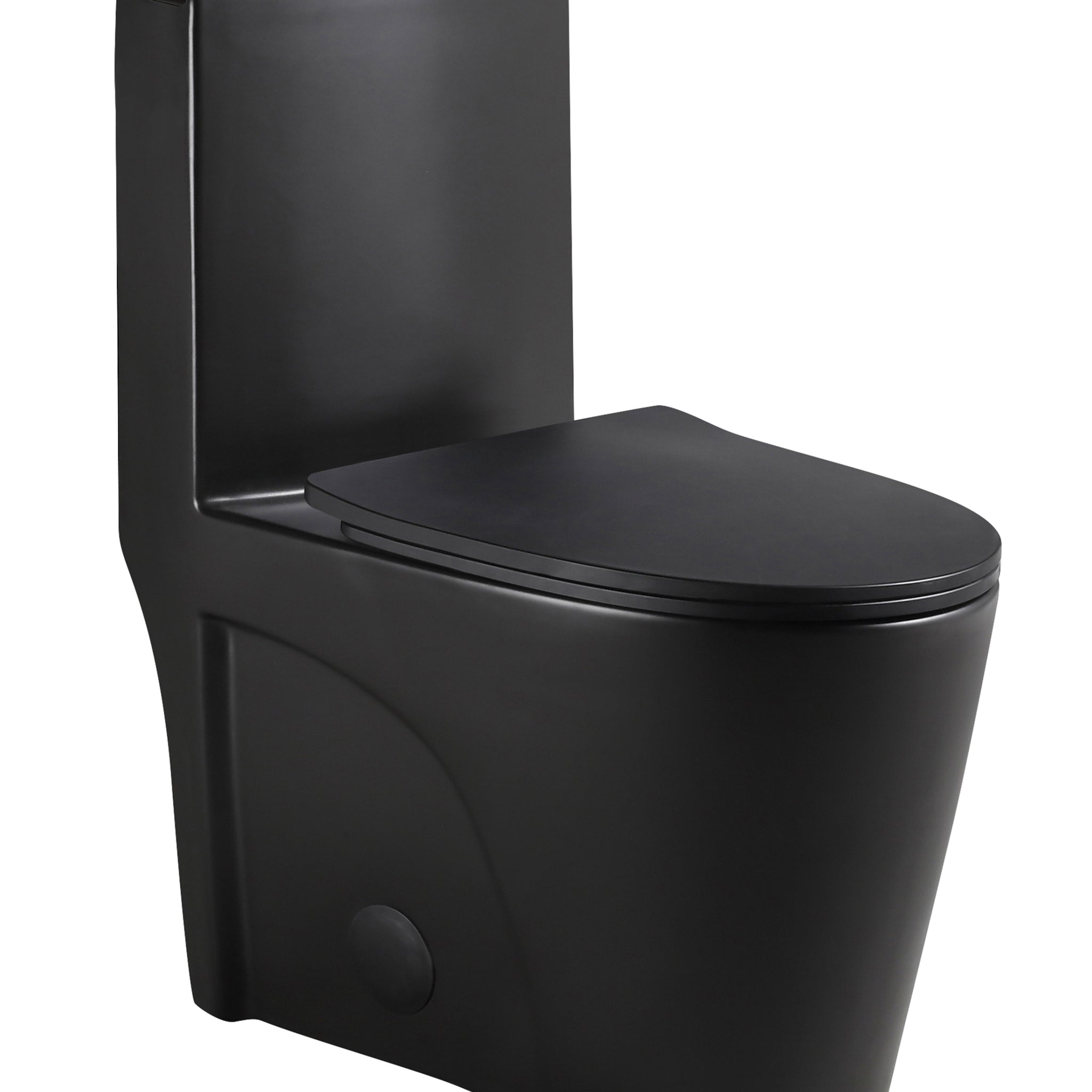 Black Toilet Seat Cover 24T01 Mbp01 Matte Black Acrylic