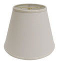 Slant Deep Empire Hardback Lampshade With Washer Fitter, White White Linen