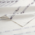 Cotton Jacquard Shower Curtain Ivory Cotton