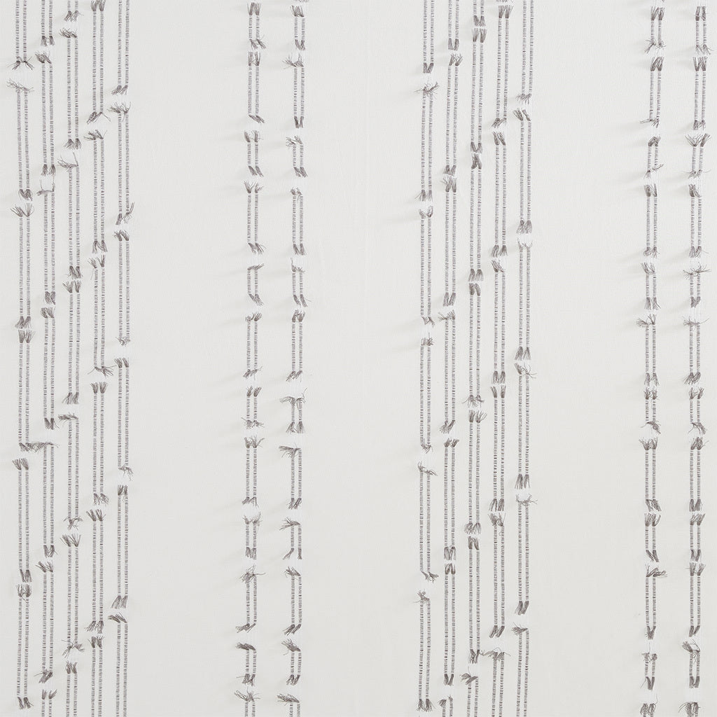 Cotton Jacquard Shower Curtain Ivory Cotton