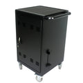 Mobile Charging Cart And Cabinet For Tablets Laptops 35 Device B30Plus Matt Black Steel Metal