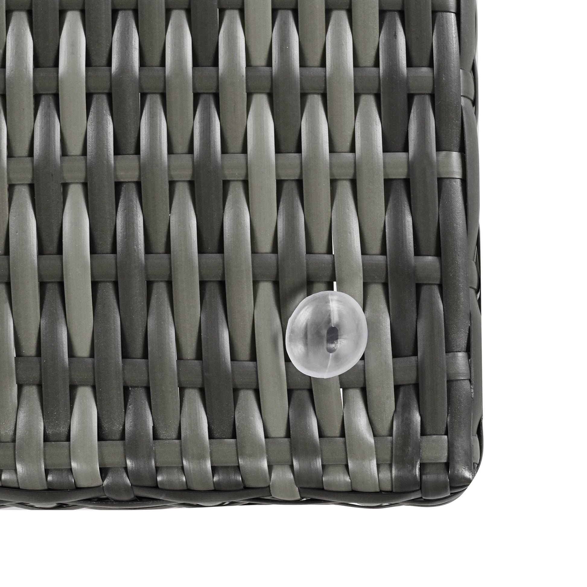 Outdoor 6 Piece All Weather Pe Rattan Sofa Set, Garden Patio Wicker Sectional Furniture Set With Adjustable Seat, Storage Box, Removable Covers And Tempered Glass Top Table,Grey Yes Complete Patio