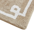 Cotton Tufted Bath Rug 24X72 Taupe Cotton