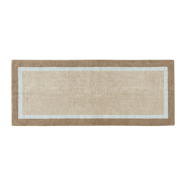 Cotton Tufted Bath Rug Blue Cotton