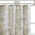 Printed Cotton Shower Curtain Yellow Cotton