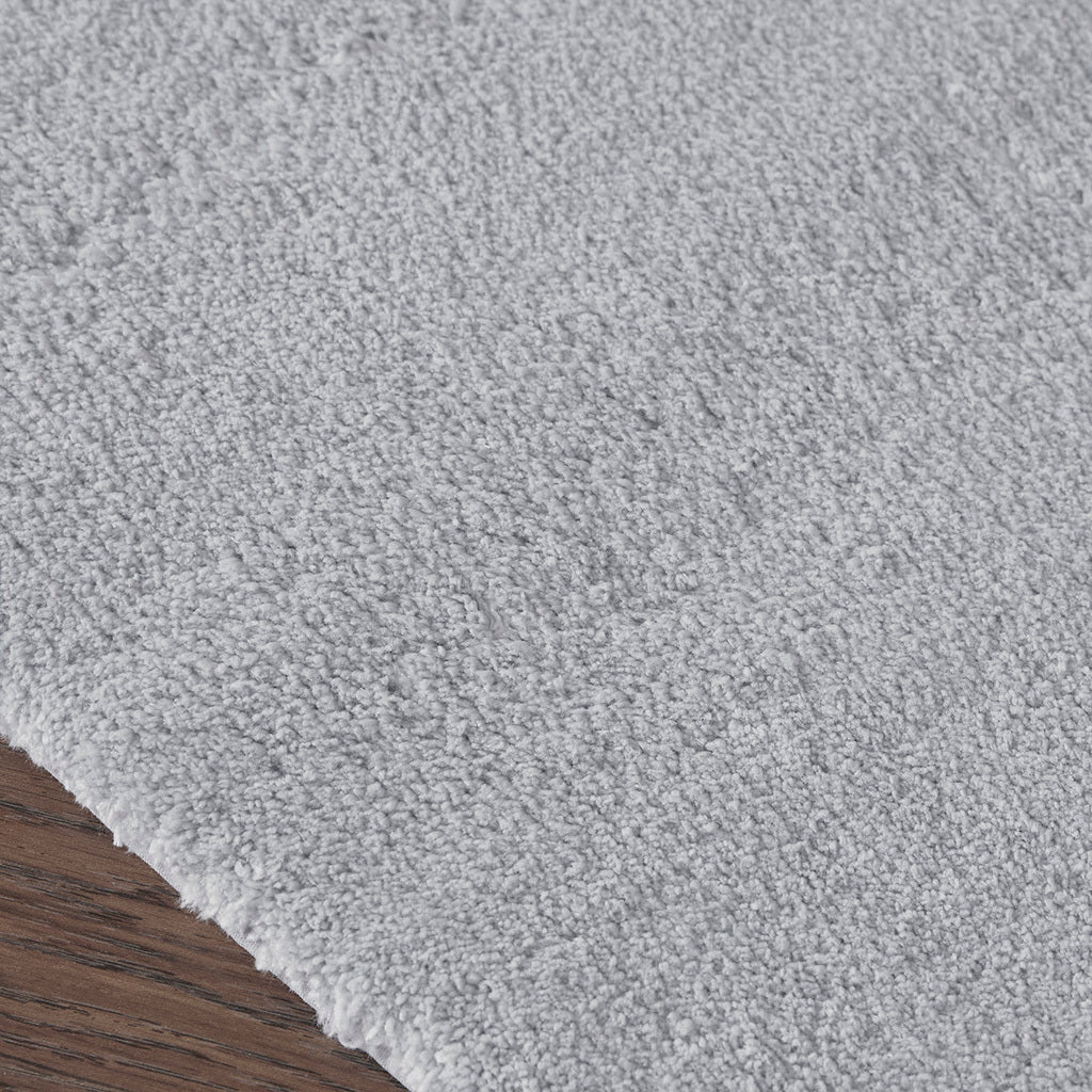 Bath Rug Grey Polyester