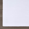 Bath Rug White Polyester