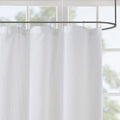 Sheer Shower Curtain White Polyester