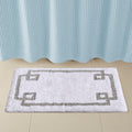 Cotton Tufted Bath Rug 24X40 White Cotton