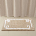 Cotton Tufted Bath Rug 24X40 Taupe Cotton