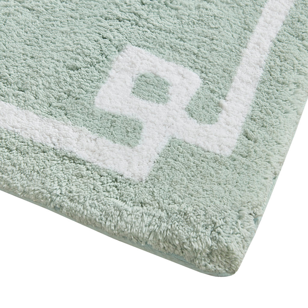 Cotton Tufted Bath Rug 20X30 Seafoam Cotton