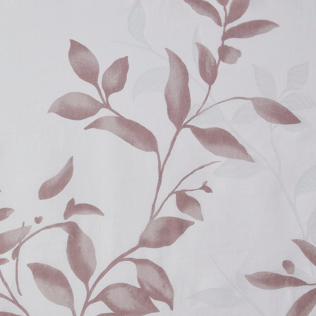 Burnout Printed Shower Curtain Mauve 72X72" Multicolor Polyester