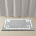 Cotton Tufted Bath Rug 24X40 Grey Cotton