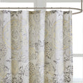 Printed Cotton Shower Curtain Yellow Cotton